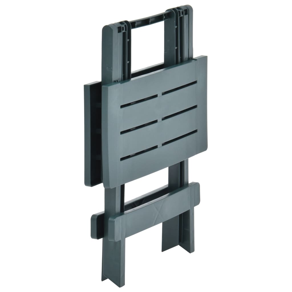 Skládací Zahradní Stolek Zelený 45 X 43 X 50 Cm Plast