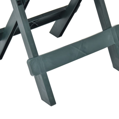 Skládací Zahradní Stolek Zelený 45 X 43 X 50 Cm Plast