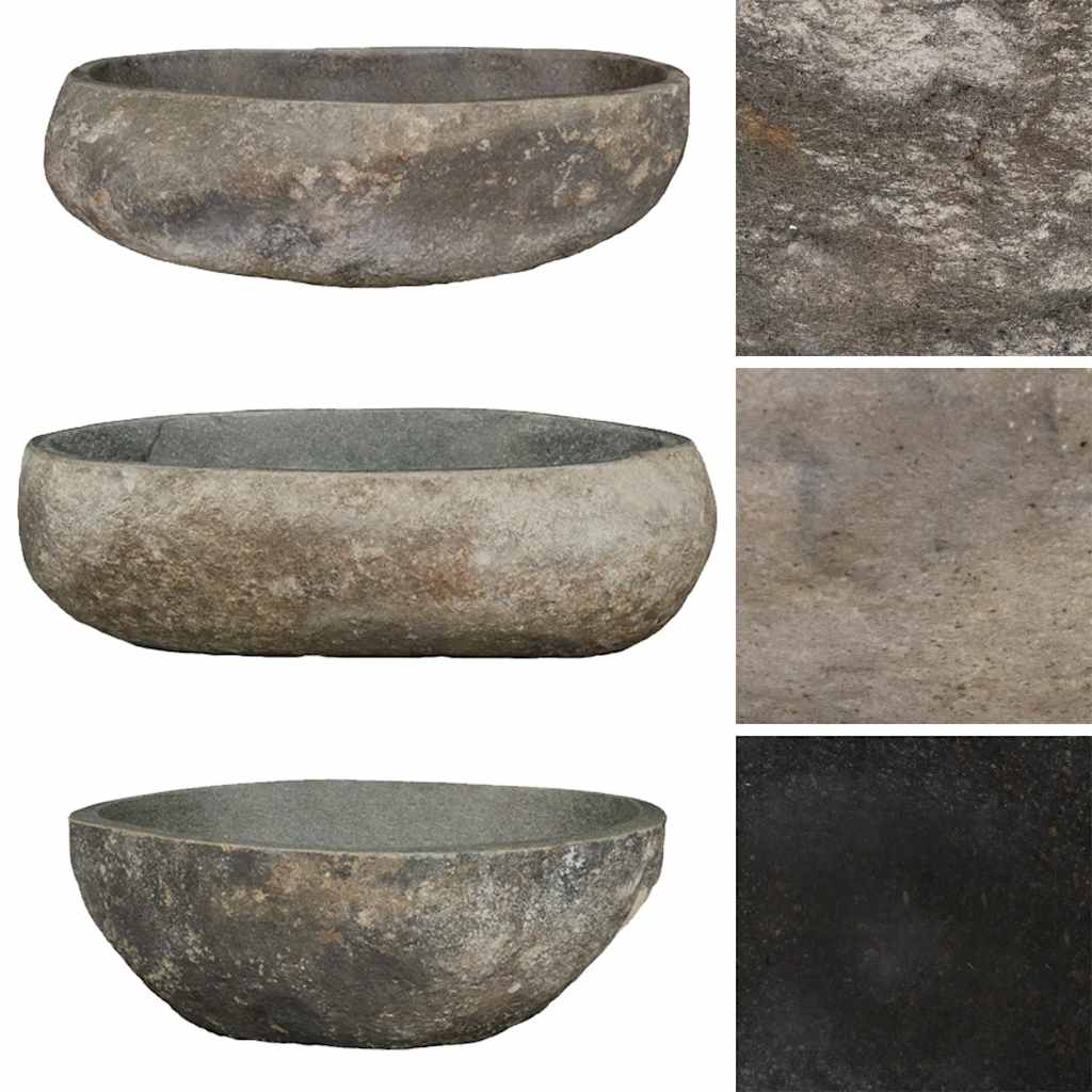 Umyvadlo Říční Kámen Oválné (45–53) X (34–41) Cm