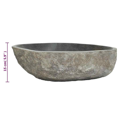 Umyvadlo Říční Kámen Oválné (45–53) X (34–41) Cm