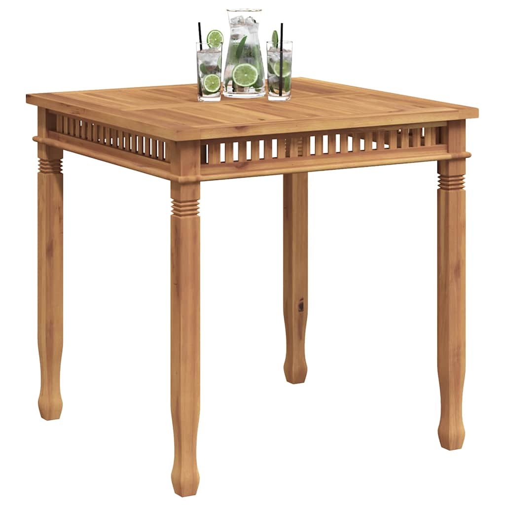 Zahradní Jídelní Stůl 80 X 80 X 80 Cm Masivní Teakové Dřevo