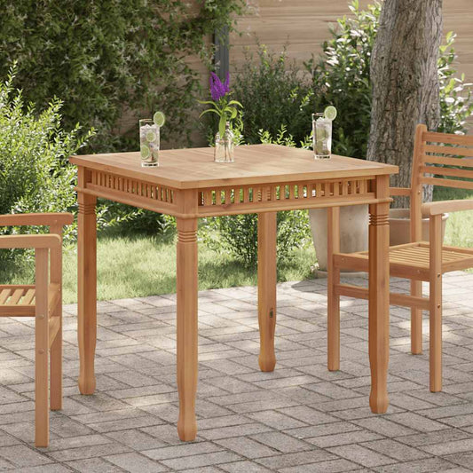 Zahradní Jídelní Stůl 80 X 80 X 80 Cm Masivní Teakové Dřevo