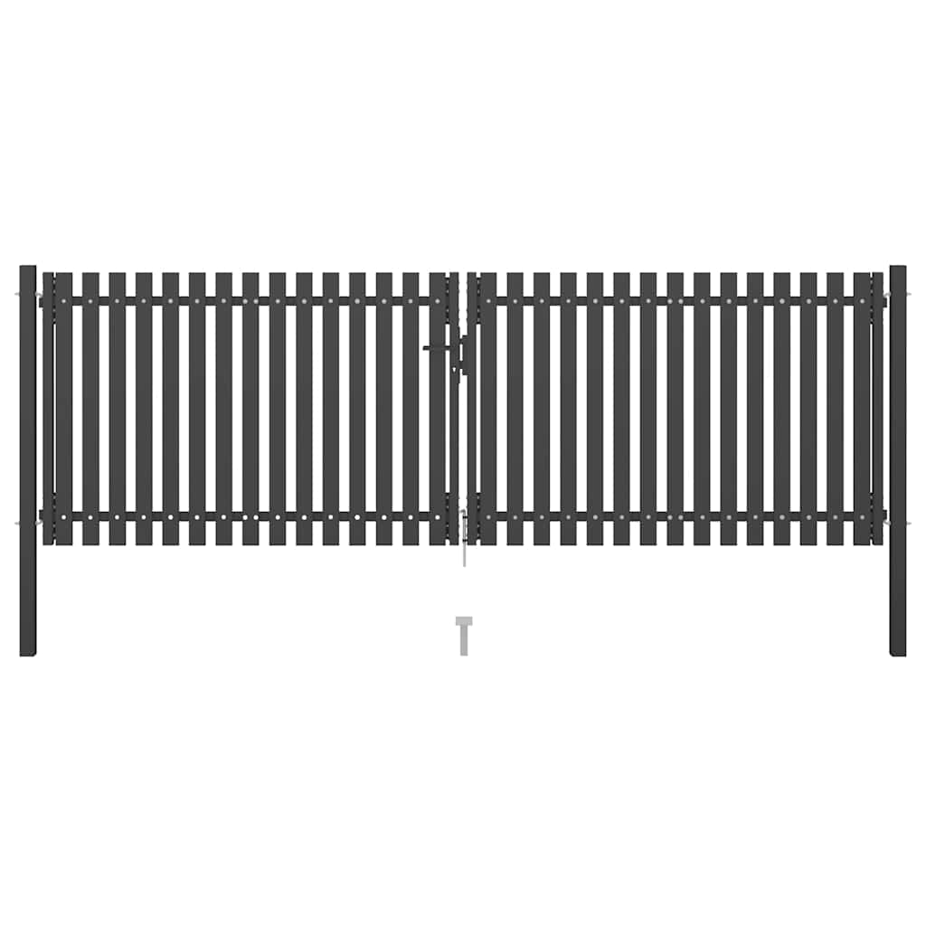 Zahradní Plotová Branka Ocelová Antracitová