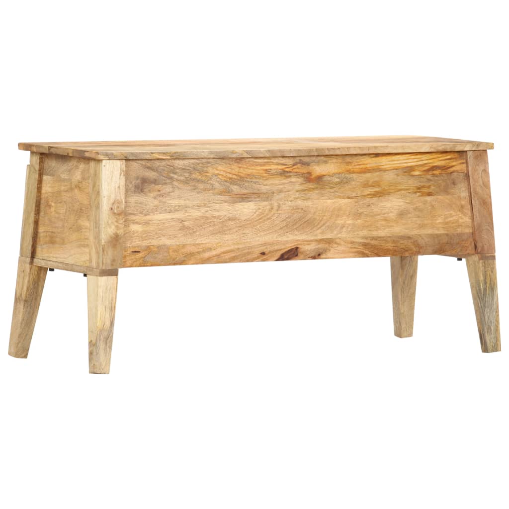 Úložný Box 99 X 35 X 48 Cm Masivní Mangovníkové Dřevo