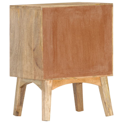 Noční Stolek 40 X 35 X 55 Cm Masivní Mangovníkové Dřevo