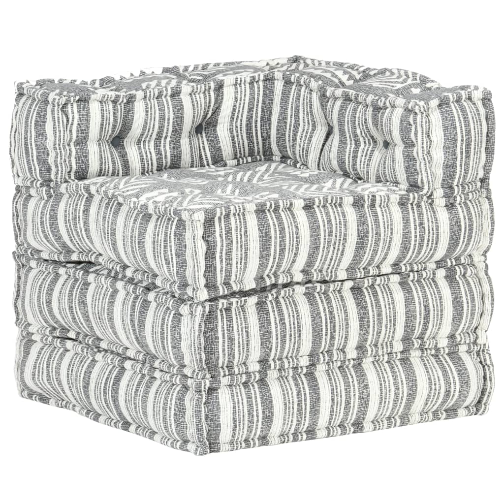 2Místný Modulární Pouf Textil