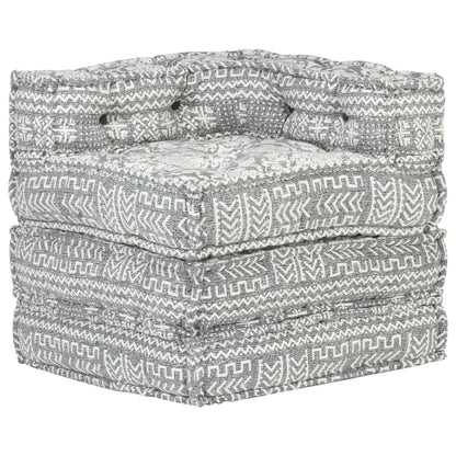 2Místný Modulární Pouf Textil