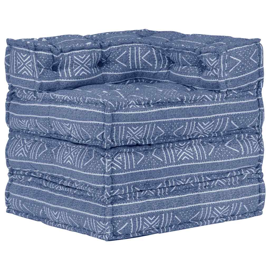 2Místný Modulární Pouf Textil