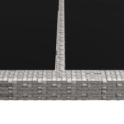 Venkovní Jídelní Stůl Šedý 200 X 150 X 74 Cm Polyratan