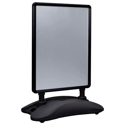 Stojan Na Plakát A1 Vodou Plněná Základna Šedý Hliník Slitina