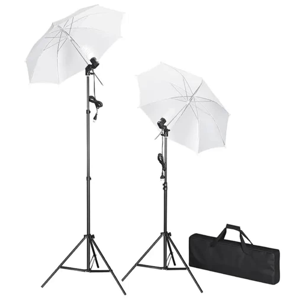 Foto Studio Set S Pozadím, Osvětlením A Deštníky
