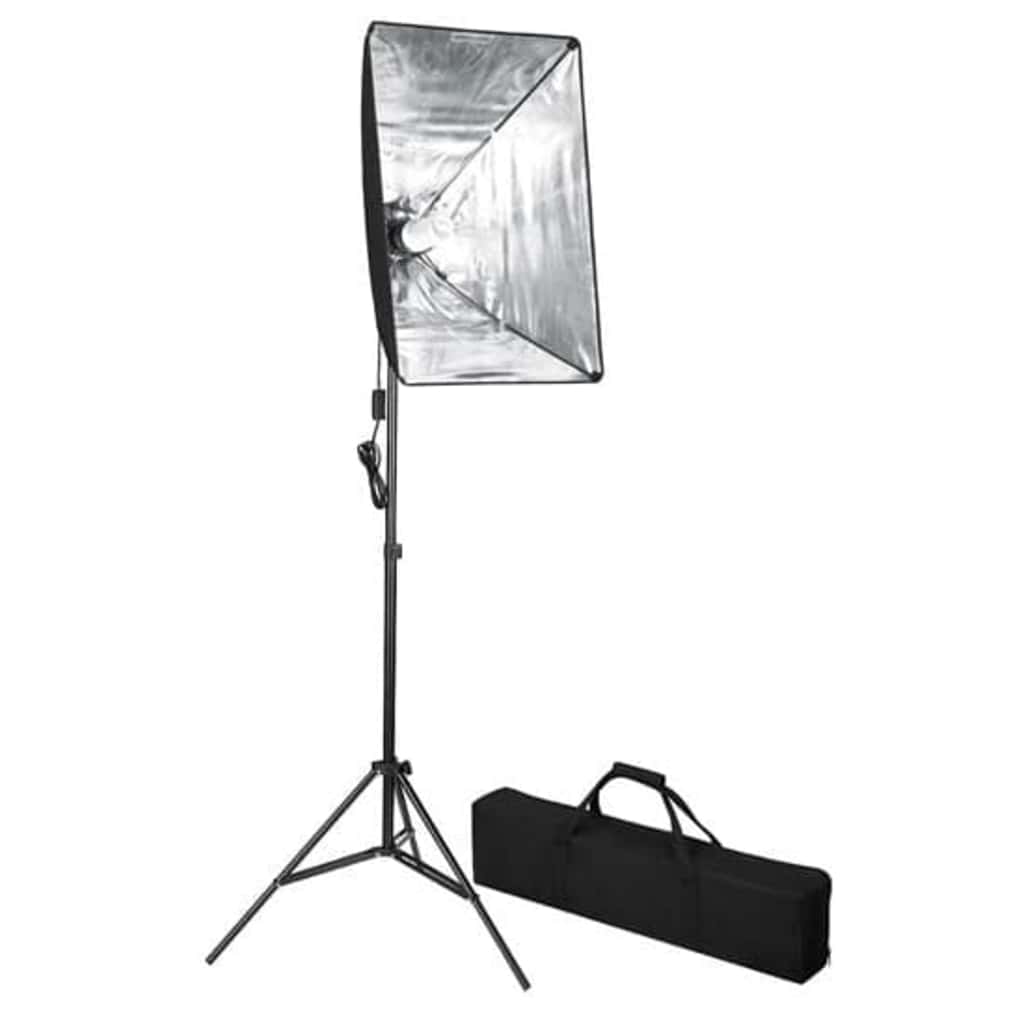 Foto Studio Set S Fotopozadím A Softboxem