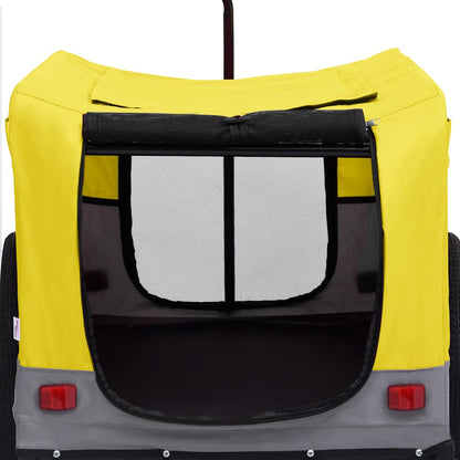 Vozík Pro Psa Za Kolo A Na Běhání 2 V 1 Žlutý A Šedý