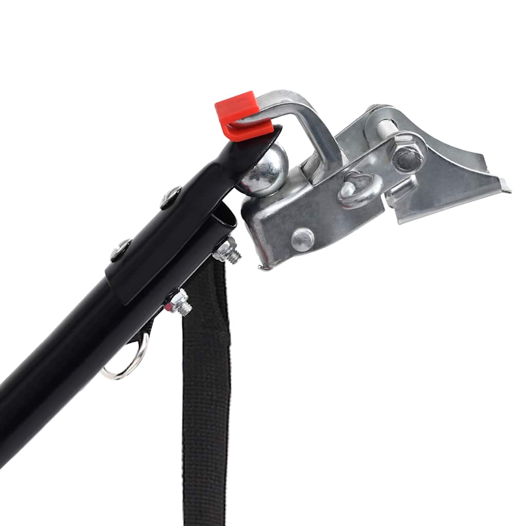 Skládací Vozík Za Kolo S Nákupní Taškou Modrý A Černý