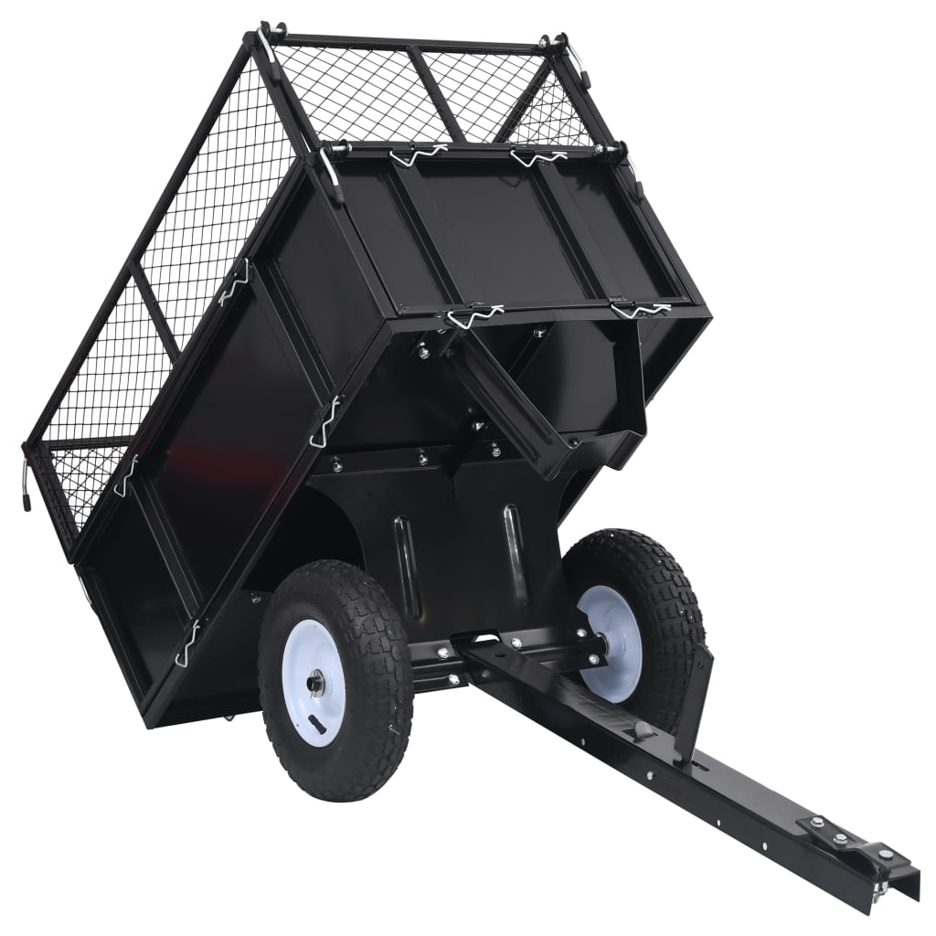 Sklápěcí přívěsný vozík pro zahradní sekačku nosnost 150 kg