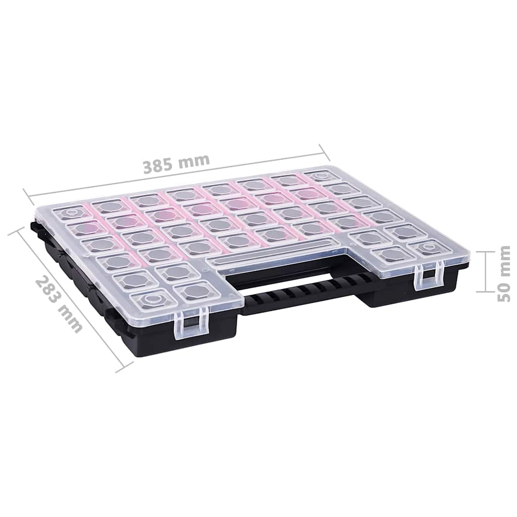 Boxy Na Součástky 5 Ks Nastavitelné Přihrádky 385X283X50 Mm