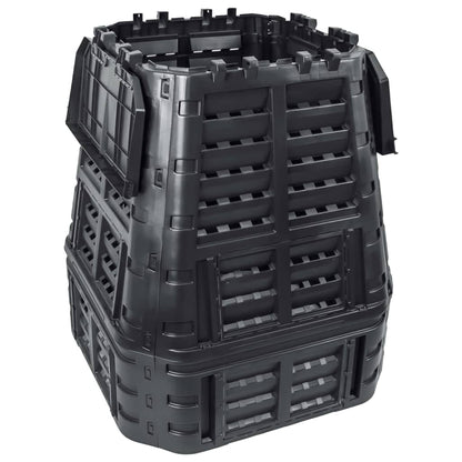 Zahradní Kompostér Černý 93,3 X 93,3 X 113 Cm