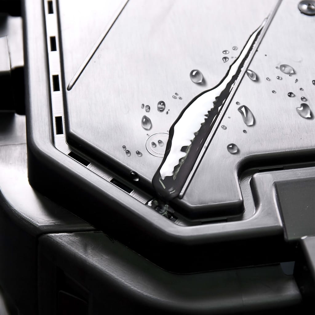 Zahradní Kompostér Černý 93,3 X 93,3 X 113 Cm