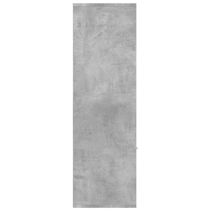 Knihovna Betonově Šedá 98 X 30 X 98 Cm Dřevotříska