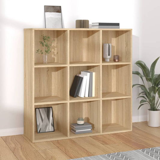 Knihovna Dub Sonoma 98 X 29 X 97,5 Cm Kompozitní Dřevo