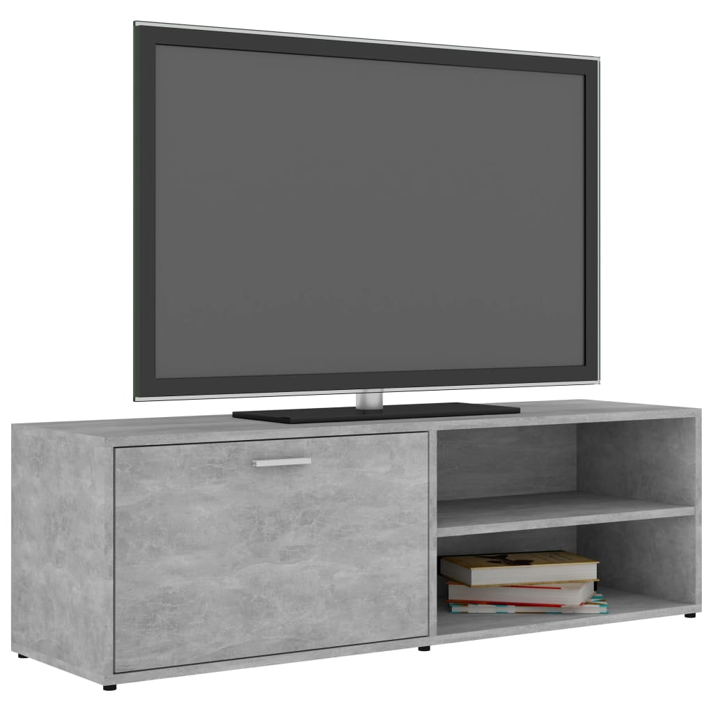 Tv Stolek Betonově Šedý 120 X 34 X 37 Cm Kompozitní Dřevo
