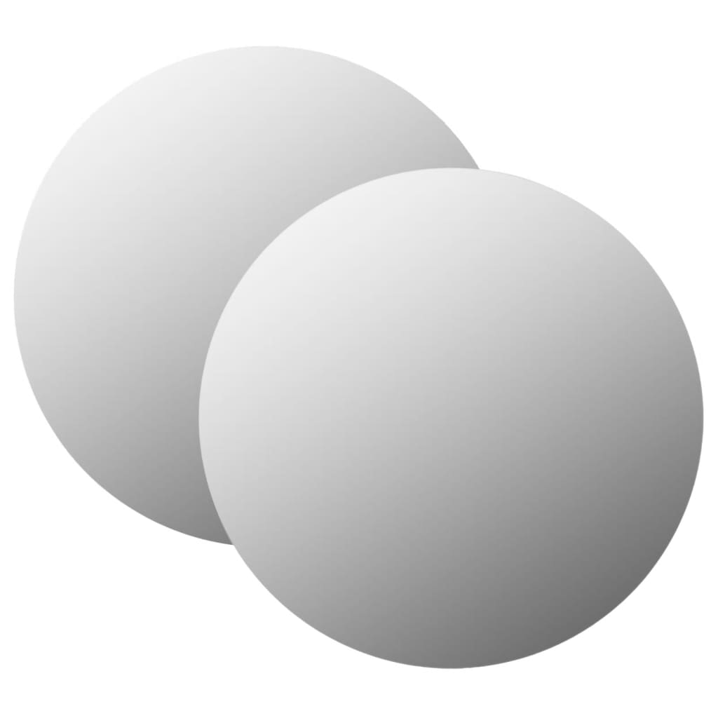 Nástěnné Zrcadlo S Led Osvětlením Kulaté Sklo