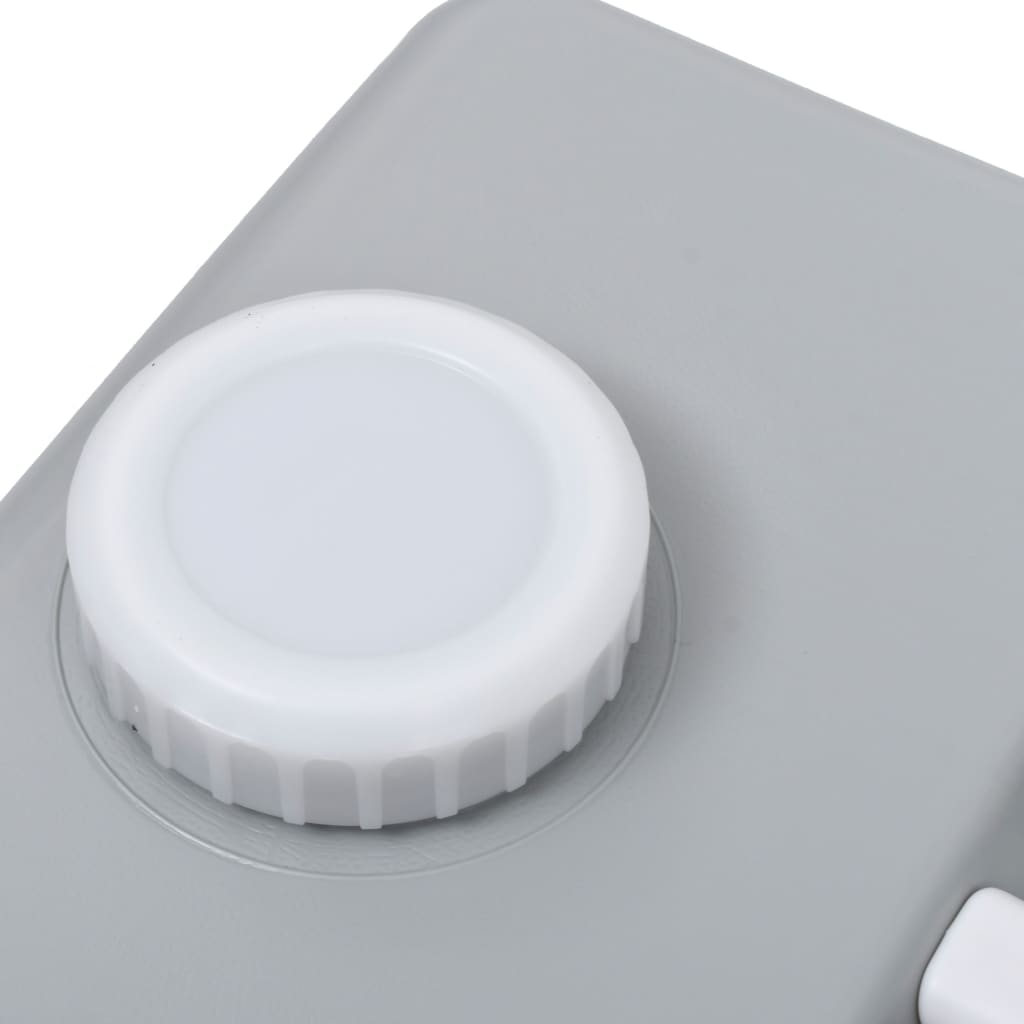 Nádrž Na Vodu Na Kolečkách Na Kempování 25 L Šedá