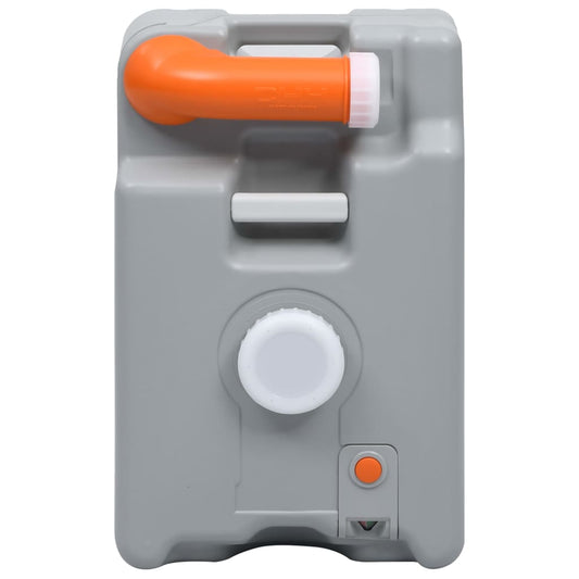 Nádrž Na Vodu Na Kolečkách Na Kempování 25 L Šedá