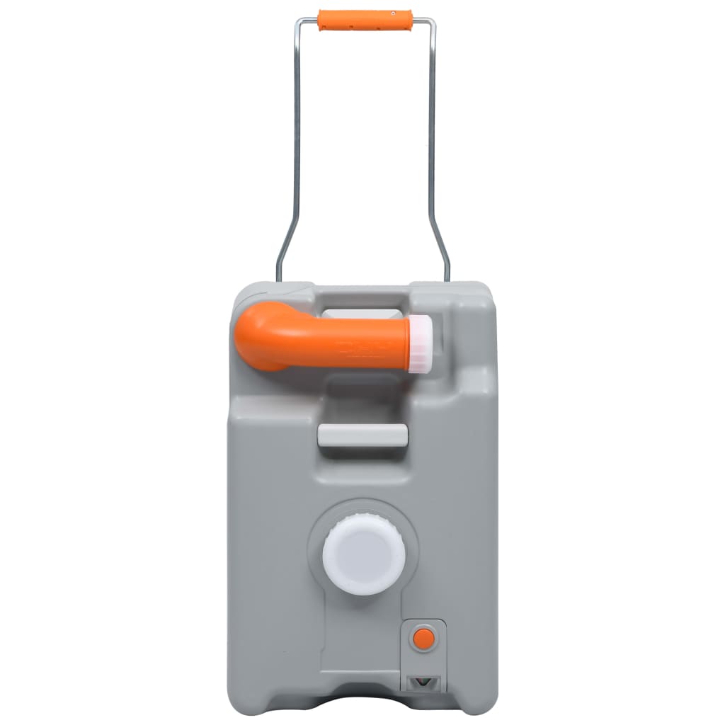 Nádrž Na Vodu Na Kolečkách Na Kempování 25 L Šedá