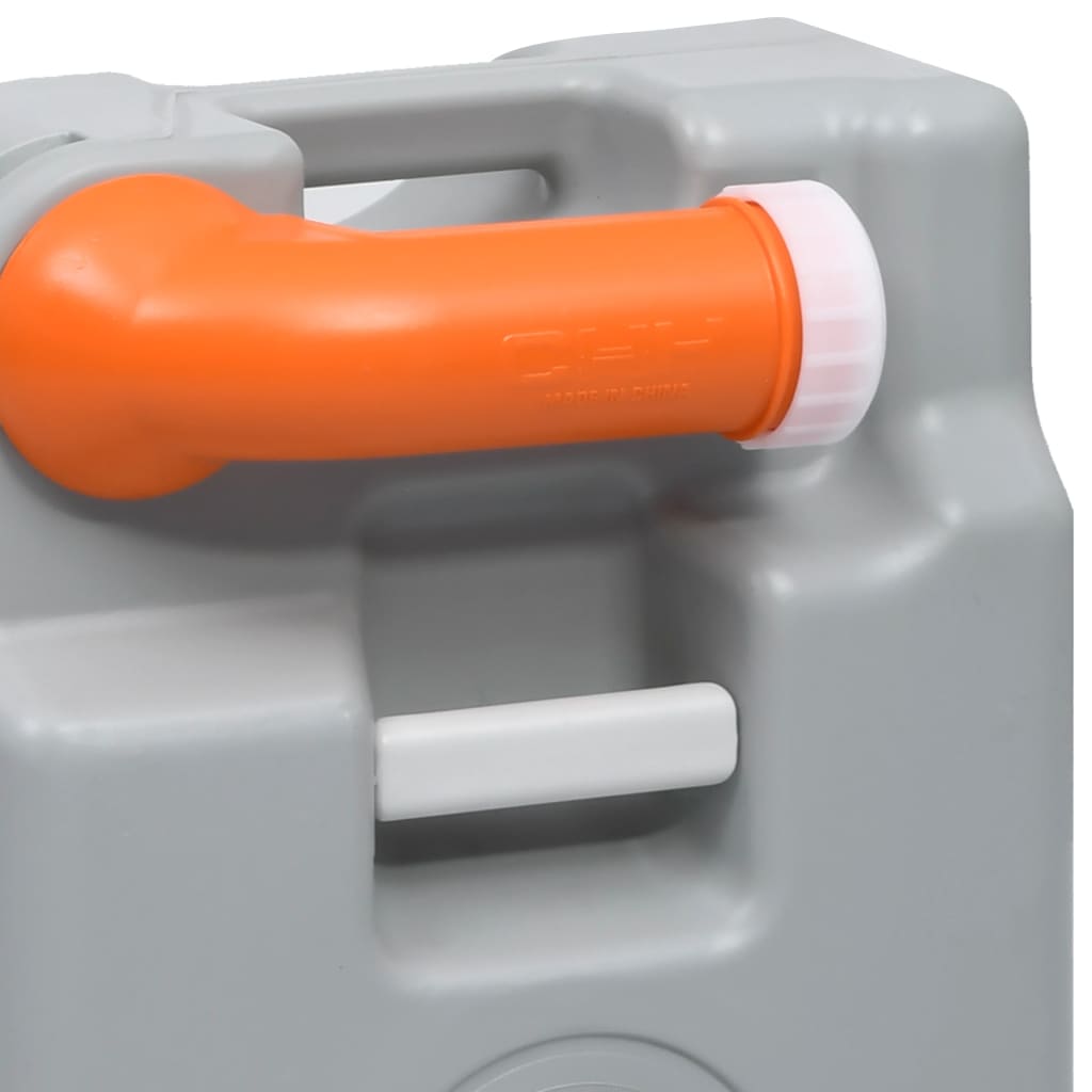 Nádrž Na Vodu Na Kolečkách Na Kempování 25 L Šedá