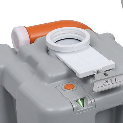 Přenosná Kempingová Toaleta Šedá 20+10 L