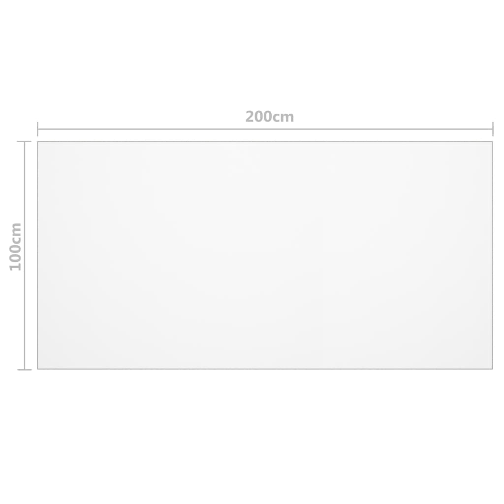 Ochranná Fólie Na Stůl Matná 200X100 Cm 1,6 Mm Pvc