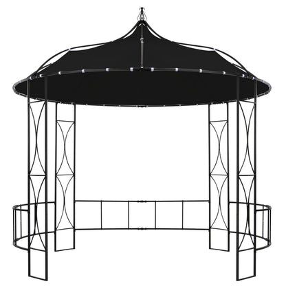 Altán 300 X 290 Cm Antracitový Kruhový