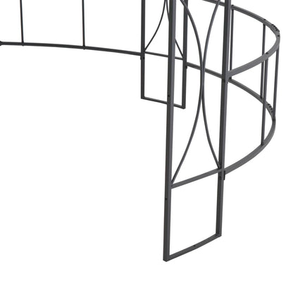 Altán 300 X 290 Cm Antracitový Kruhový