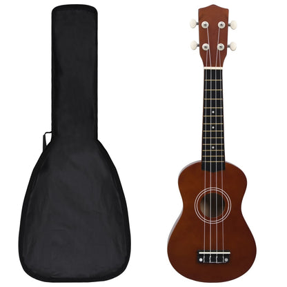 Set Soprano Ukulele S Obalem Pro Děti Černé