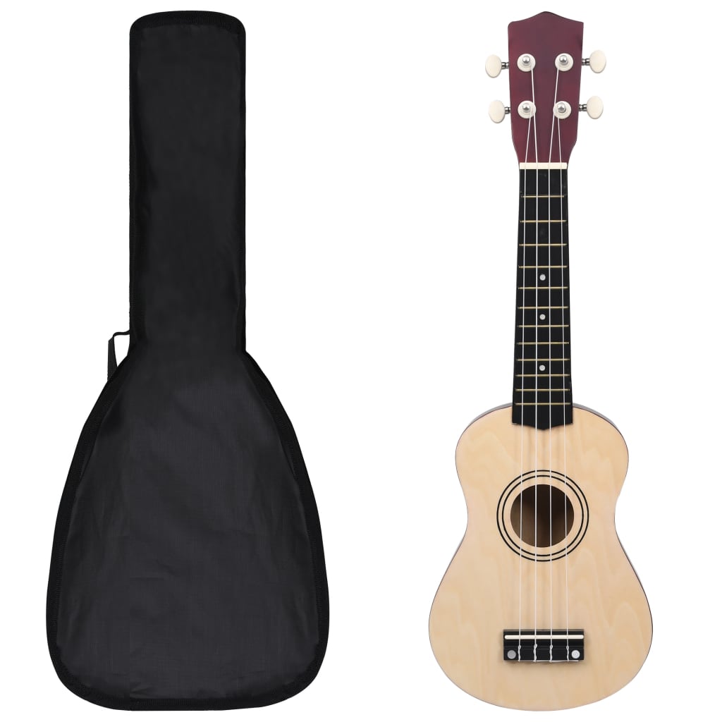 Set Soprano Ukulele S Obalem Pro Děti Černé