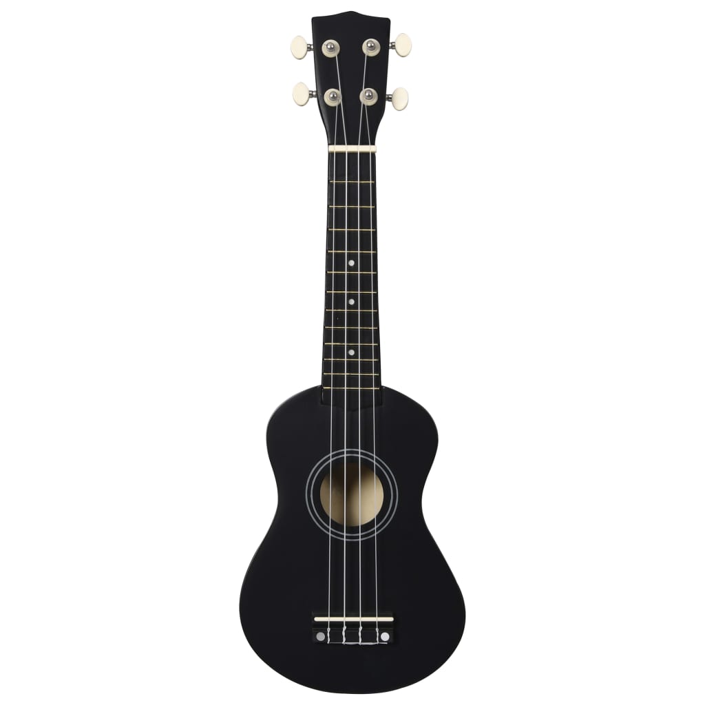 Set Soprano Ukulele S Obalem Pro Děti Černé