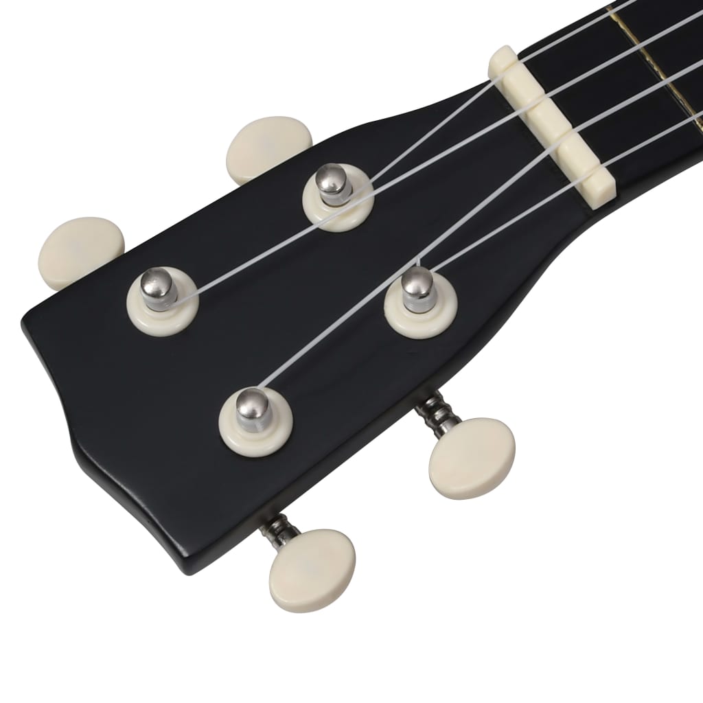 Set Soprano Ukulele S Obalem Pro Děti Černé