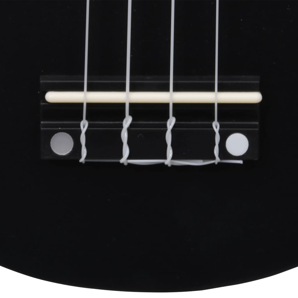 Set Soprano Ukulele S Obalem Pro Děti Černé