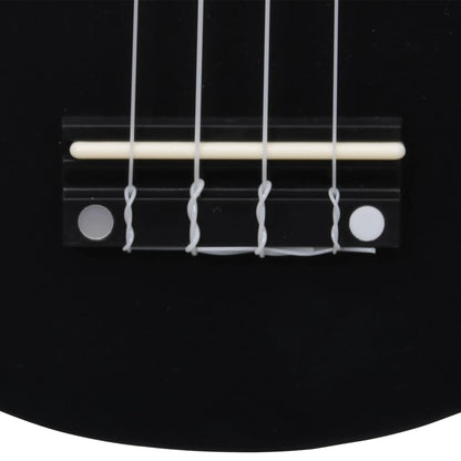 Set Soprano Ukulele S Obalem Pro Děti Černé