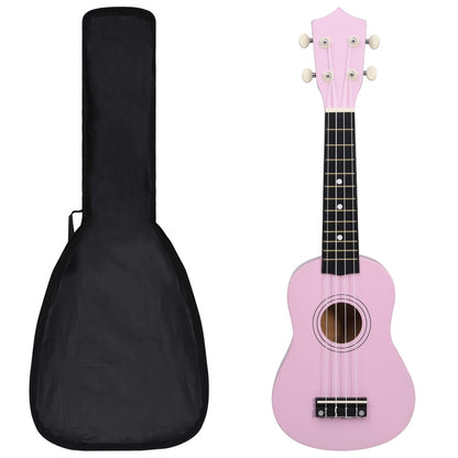 Set Soprano Ukulele S Obalem Pro Děti Černé