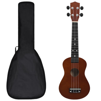 Set Soprano Ukulele S Obalem Pro Děti Černé