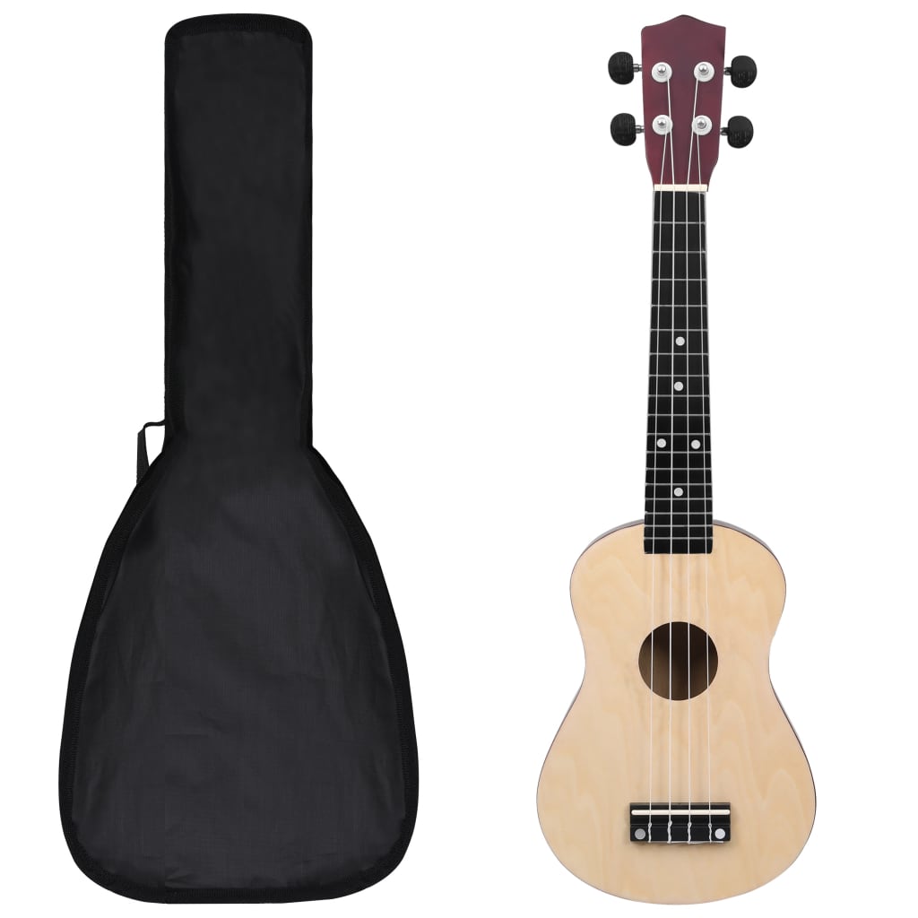 Set Soprano Ukulele S Obalem Pro Děti Černé