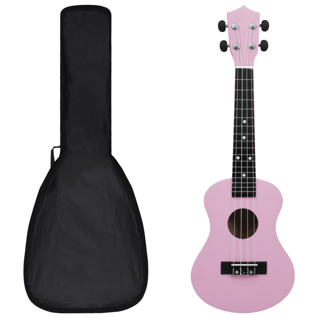 Set Soprano Ukulele S Obalem Pro Děti Černé