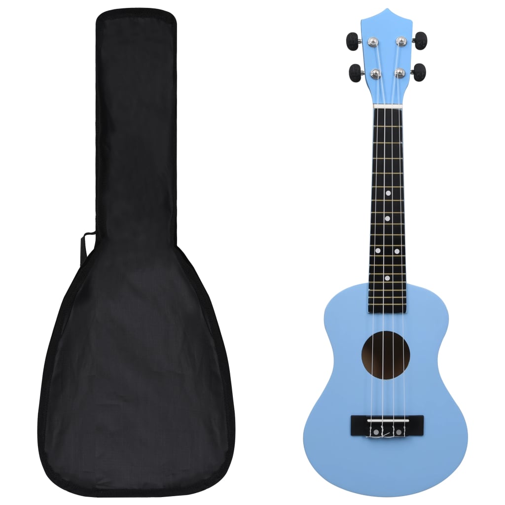 Set Soprano Ukulele S Obalem Pro Děti Černé