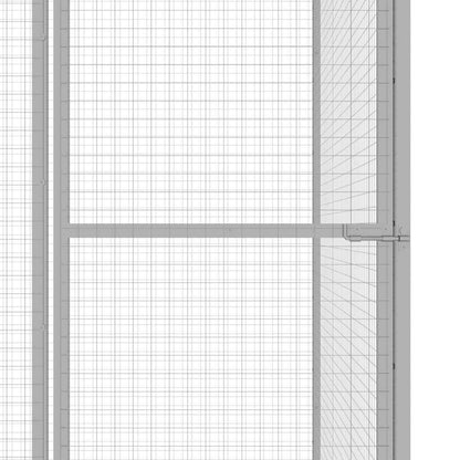 Klec Pro Kočky 6 X 1,5 X 1,5 M Pozinkovaná Ocel