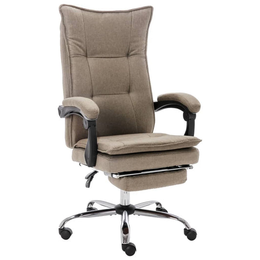 Kancelářská Židle Taupe Textil