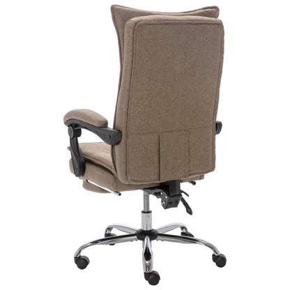 Kancelářská Židle Taupe Textil
