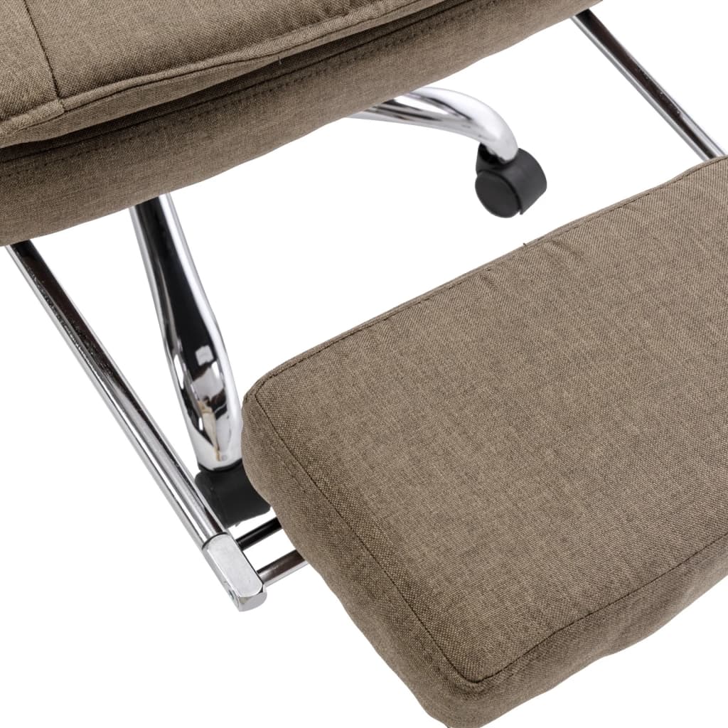 Kancelářská Židle Taupe Textil