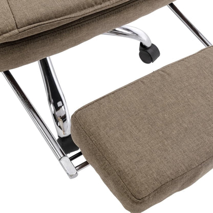 Kancelářská Židle Taupe Textil